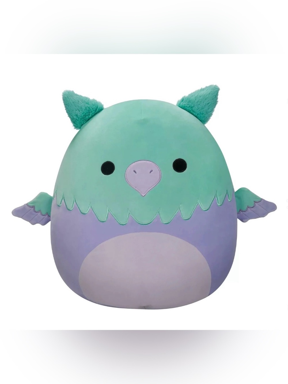 Squishmallows 16" Minerva the Teal And Purple Griffin Plush Toy